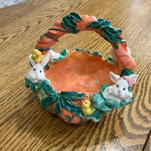 Ceramic Easter basket